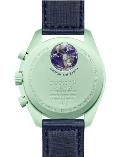 Swatch x Omega Bioceramic Moonswatch Mission to Earth