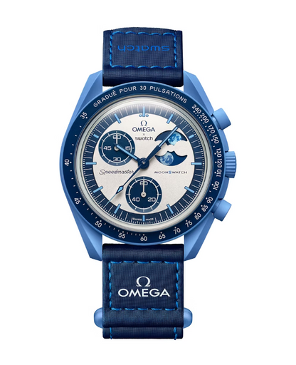 Swatch x Omega Bioceramic Moonswatch Mission to the Super Blue Moonphase