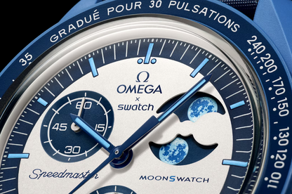 Swatch x Omega Bioceramic Moonswatch Mission to the Super Blue Moonphase