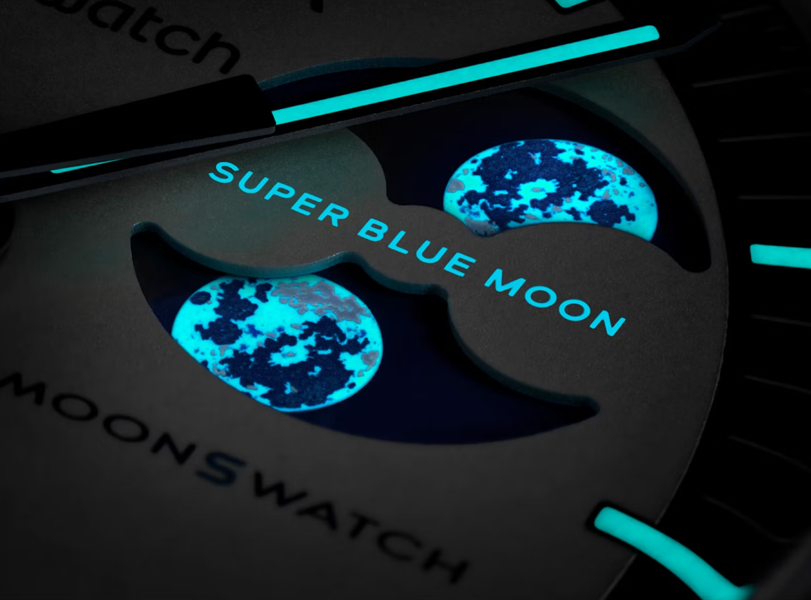 Swatch x Omega Bioceramic Moonswatch Mission to the Super Blue Moonphase