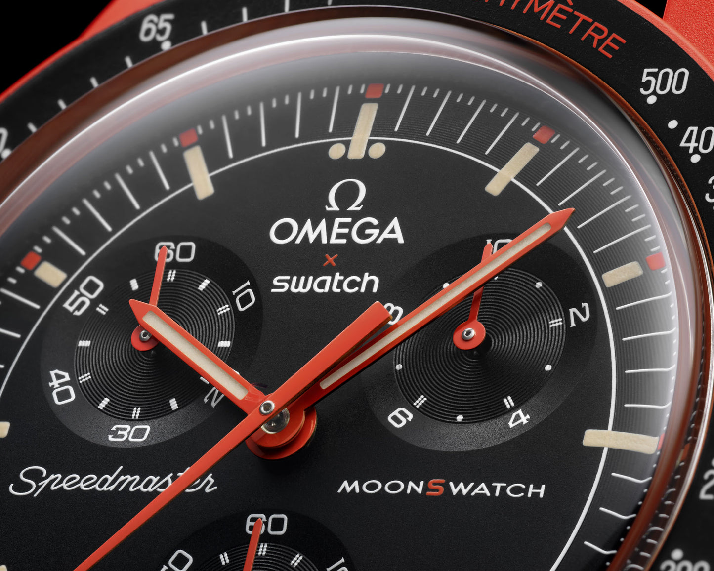 Swatch x Omega Bioceramic Moonswatch Mission on Earth - Lava