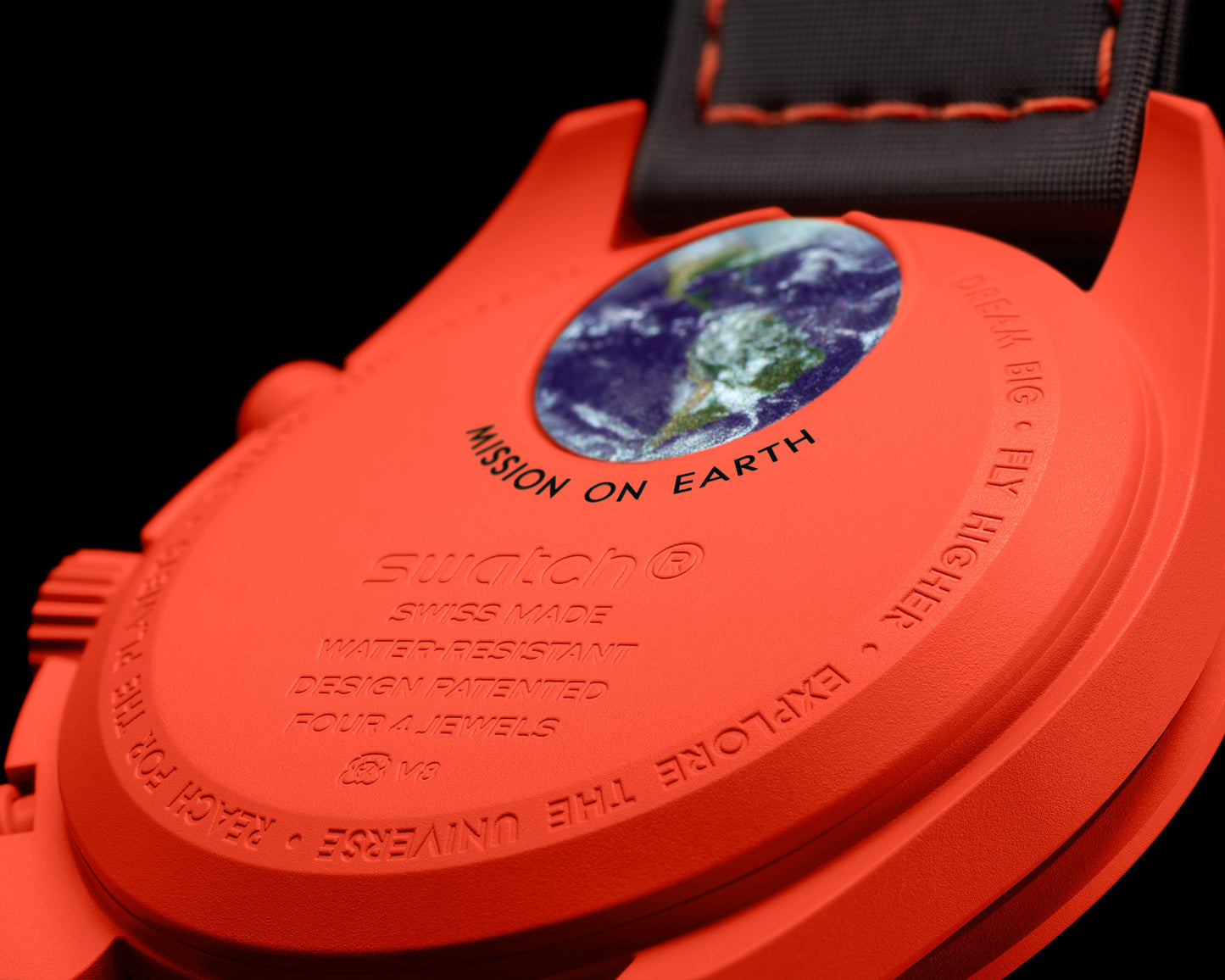 Swatch x Omega Bioceramic Moonswatch Mission on Earth - Lava