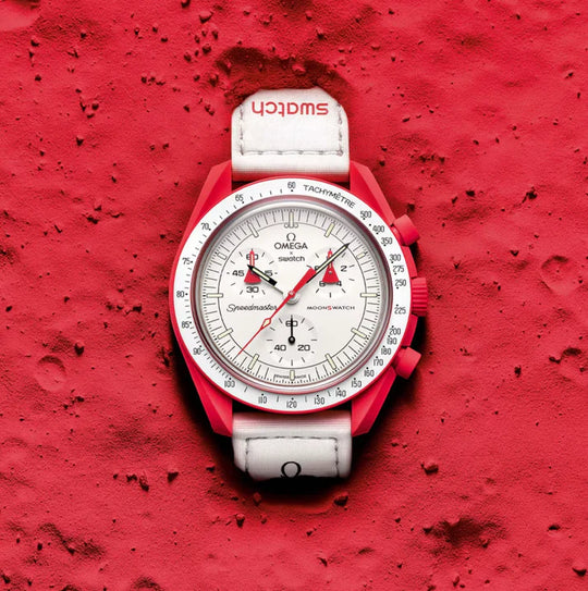 Swatch x Omega Bioceramic Moonswatch Mission to Mars