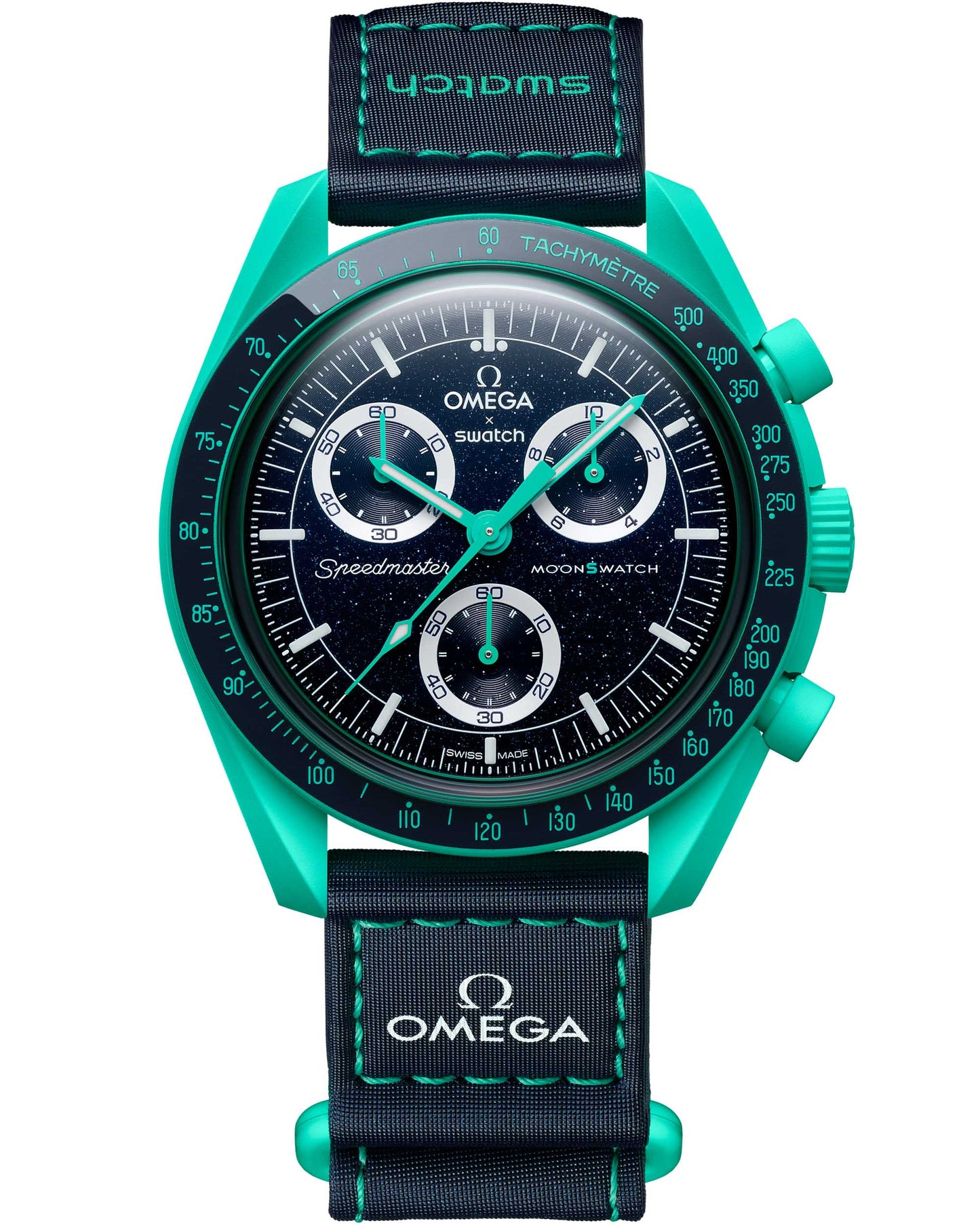 Swatch x Omega Bioceramic Moonswatch Mission on Earth - Polar Lights