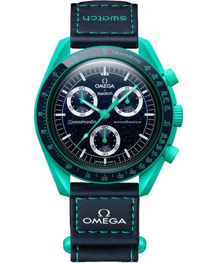 Swatch x Omega Bioceramic Moonswatch Mission on Earth - Polar Lights