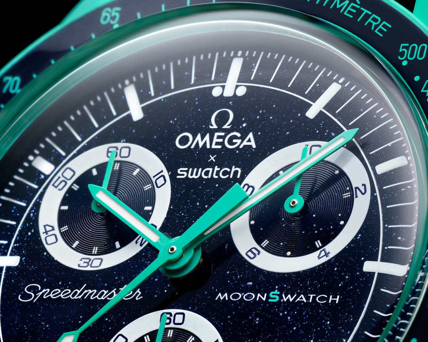 Swatch x Omega Bioceramic Moonswatch Mission on Earth - Polar Lights