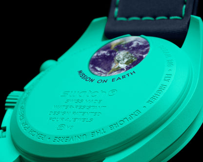 Swatch x Omega Bioceramic Moonswatch Mission on Earth - Polar Lights